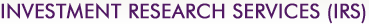investment research services